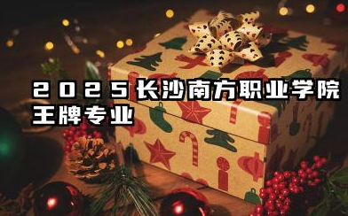 2025长沙南方职业学院王牌专业有哪些 长沙南方职业学院王牌专业概览