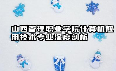 山西管理职业学院计算机应用技术专业怎么样 山西管理职业学院计算机应用技术专业深度剖析
