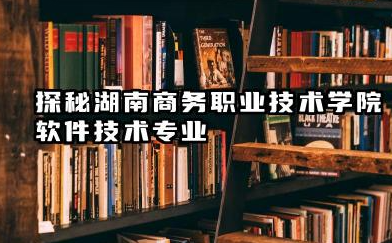 湖南商务职业技术学院软件技术专业怎么样 探秘湖南商务职业技术学院软件技术专业