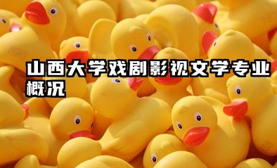 山西大学戏剧影视文学专业怎么样 山西大学戏剧影视文学专业概况