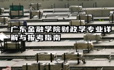 广东金融学院财政学专业怎么样 广东金融学院财政学专业详解与报考指南