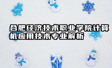 民办合肥经济技术职业学院计算机应用技术专业怎么样 合肥经济技术职业学院计算机应用技术专业解析