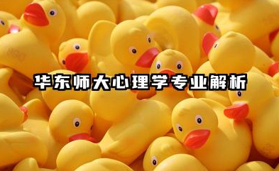 华东师范大学心理学专业怎么样 华东师大心理学专业解析