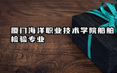 厦门海洋职业技术学院船舶检验专业怎么样 学科背景与培养特色如何