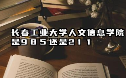 长春工业大学人文信息学院是985还是211 含金量高吗