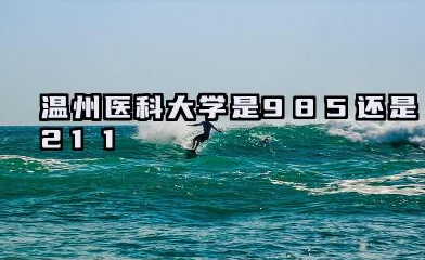 温州医科大学是985还是211 含金量如何