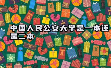 中国人民公安大学是一本还是二本 中国人民公安大学学校如何