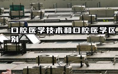口腔医学技术和口腔医学区别 口腔医学与口腔医学技术深度解析