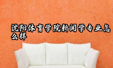 沈阳体育学院新闻学专业怎么样 沈阳体育学院新闻学专业全景透视