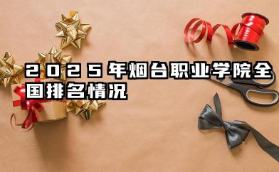 2025年烟台职业学院全国排名情况及录取分数线