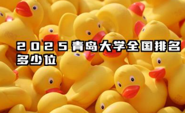2025青岛大学全国排名多少位 影响2025年排名的关键因素