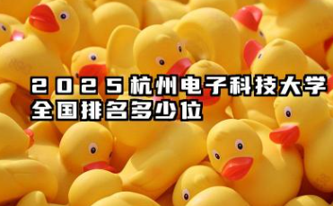 2025杭州电子科技大学全国排名多少位 杭州电子科技大学2025年发展潜力展望