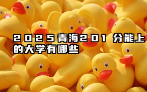 2025青海201分能上的大学有哪些 报考院校名单有哪些