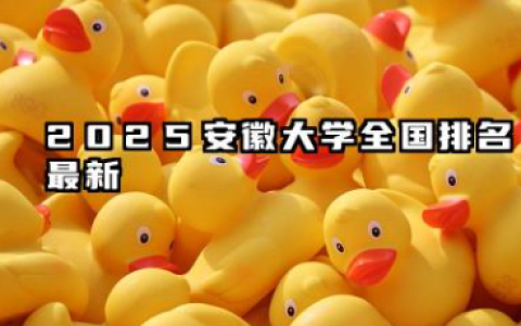 2025安徽大学全国排名最新 录取分数线高吗
