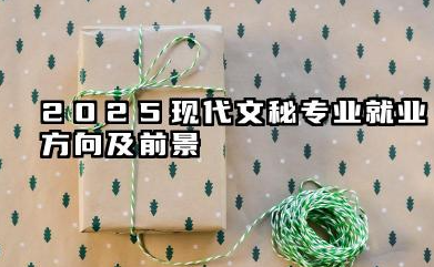 2025现代文秘专业就业方向及前景 现代文秘专业主要学什么