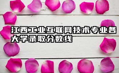 江西工业互联网技术专业各大学录取分数线 工业互联网技术专业介绍