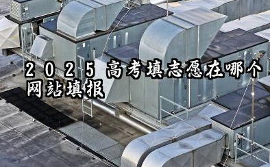 2025高考填志愿在哪个网站填报 2025高考志愿报考的注意事项