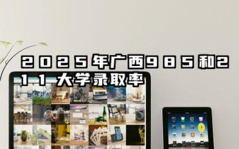 2025年广西985和211大学录取率 最新录取人数是多少