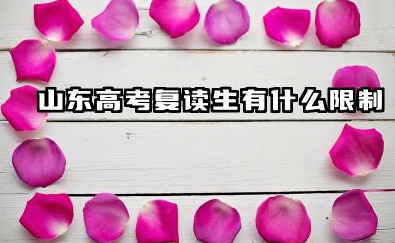 山东高考复读生有什么限制 高考复读政策最新解读