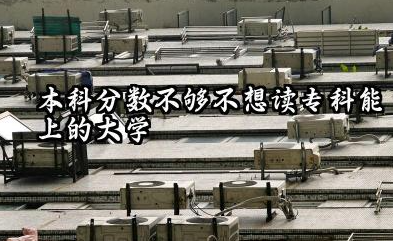 本科分数不够不想读专科能上的大学 这些大学为你提供新选择