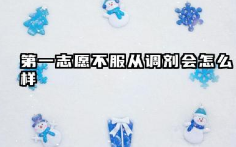 第一志愿不服从调剂会怎么样 第一志愿不服从调剂有什么后果