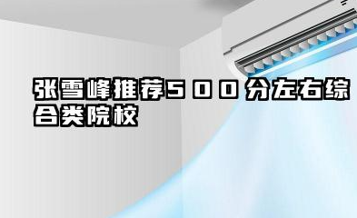 张雪峰推荐500分左右可报考的高性价比院校 张雪峰推荐500分左右财经类院校