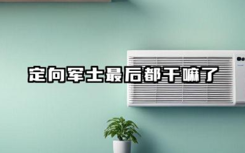 定向军士最后都干嘛了 2026定向军士就业形势