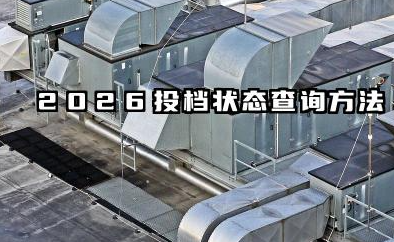 2026投档状态在哪里查询 投档状态有哪几种形式
