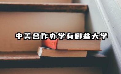 中美合作办学有哪些大学 中美合作办学读什么专业好
