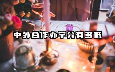 中外合作办学分有多低 2026中外合作办学分数线比正常低多少
