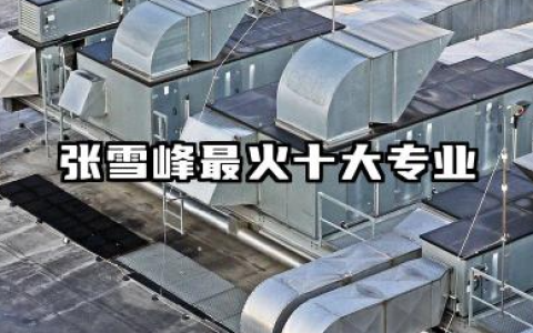 张雪峰最火十大专业 2026选专业实操策略