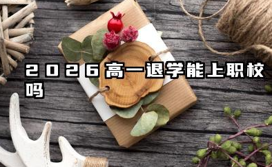 2026高一退学能上职校吗 2026上职校怎么选专业
