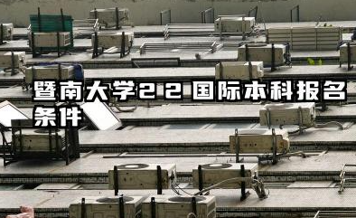 2026暨南大学2+2国际本科怎么报考 暨南大学2+2国际本科怎么报考