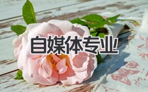 自媒体专业有哪些 自媒体相关专业有哪些及就业前景