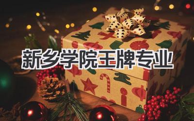 新乡学院王牌专业 新乡学院特色王牌专业