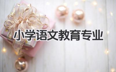 小学语文教育专业 小学语文教育专业介绍
