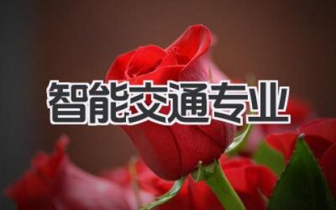 智能交通专业 智能交通工程专业详解