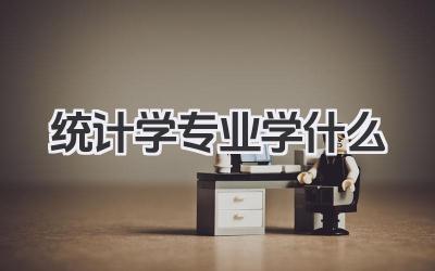 统计学专业学什么 统计学专业核心课程