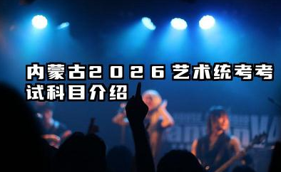 内蒙古2026艺术统考考试科目及分值分布 内蒙古2026艺术统考分值分布详解