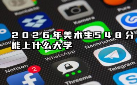 2026各省美术生548分左右可上什么院校？548分最好30所学校能报几本大学