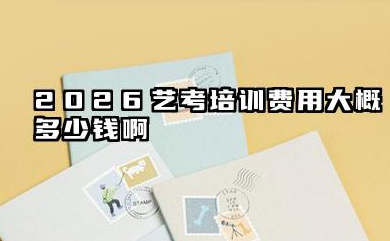 2026艺考培训费用大概多少钱啊 一般费用会是多少