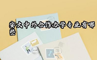 2026安大中外合作办学专业有哪些 安大中外合作办学费多少