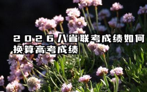2026八省联考成绩如何换算高考成绩 八省联考成绩预测能上大学的方法
