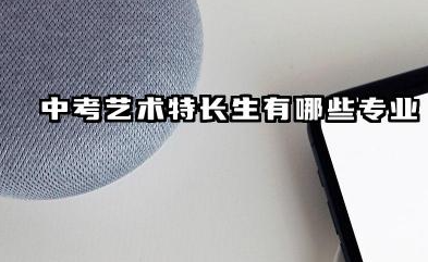中考艺术特长生有哪些专业 2026专业选择建议
