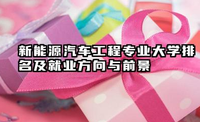 新能源汽车工程专业大学排名及就业方向与前景 2026全国十大院校推荐