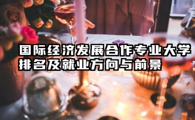 国际经济发展合作专业大学排名及就业方向与前景 2026国际经济发展合作专业十大院校推荐名单