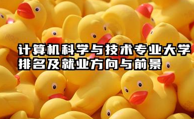 计算机科学与技术专业大学排名及就业方向与前景 2026计算机科学与技术专业大学推荐名单