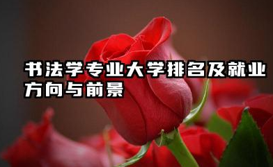 书法学专业大学排名及就业方向与前景 2026书法学专业大学推荐名单