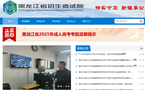 黑龙江省招生考试院官方网站查询入口（https://www.hljea.org.cn/）
