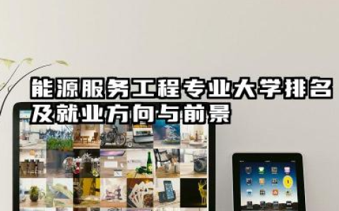 能源服务工程专业大学排名及就业方向与前景 2026能源服务工程专业大学排名推荐